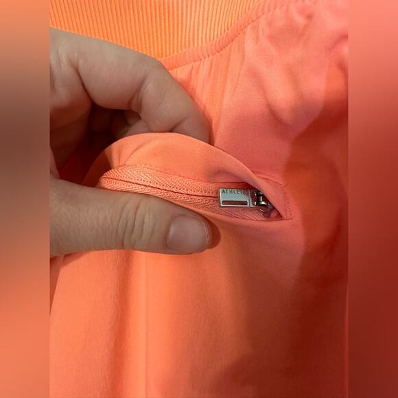 NWT Athleta Brooklyn Ankle Pant Plus Size 24 Bight Coral/Orange Active - Picture 6 of 8